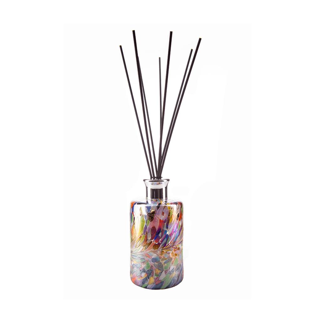 Amelia Art Glass Multi-Coloured Tall Cylinder Reed Diffuser £18.89